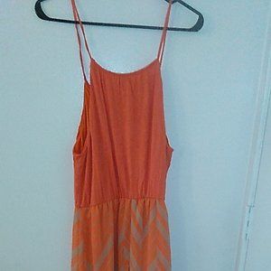 Orange sundress